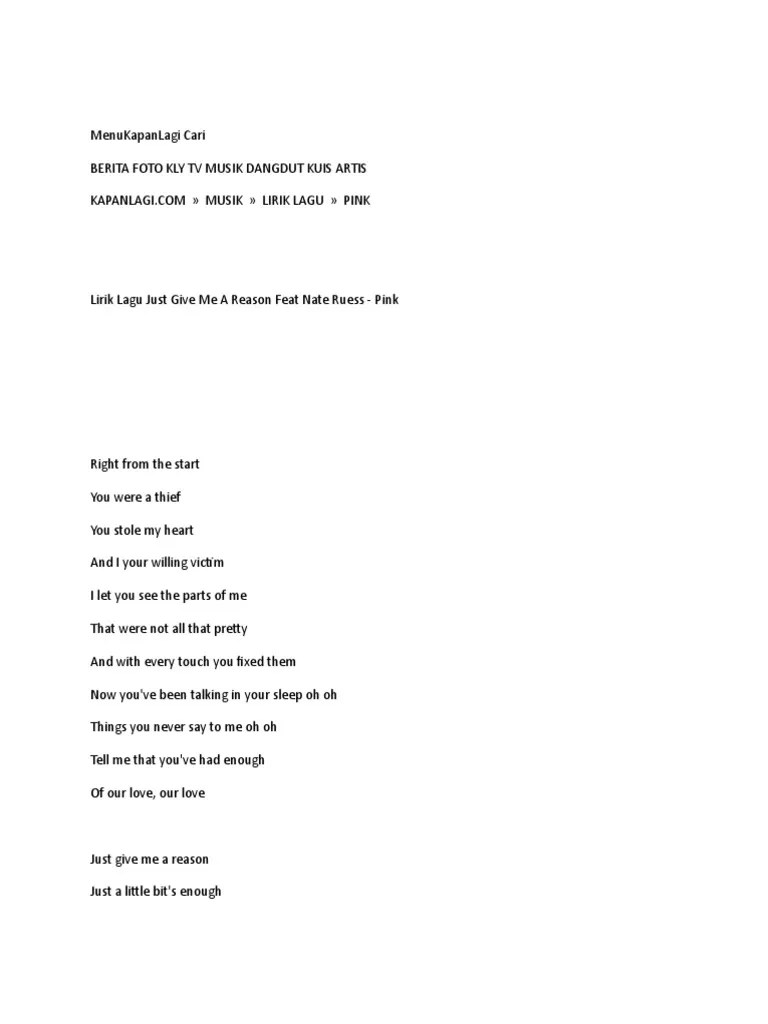 Lirik Lagu | PDF | Songs Written | Nature