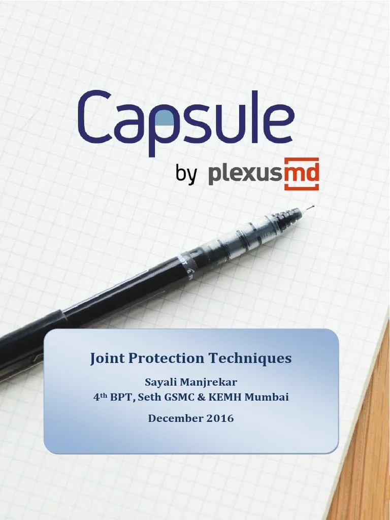 Joint Protection Techniques PDF Arthritis Hand