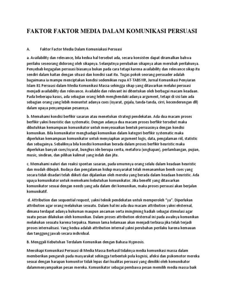 Bahan Persuasi | PDF