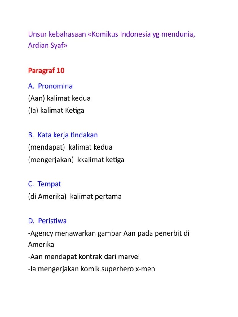 Contoh Kata Kerja Mental Dalam Teks Biografi cabai