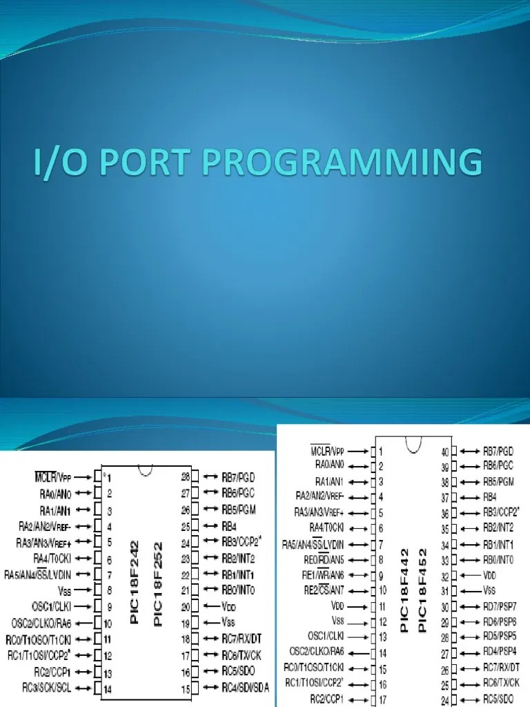 5. the One With i o Port Programming Input/Output Analog To