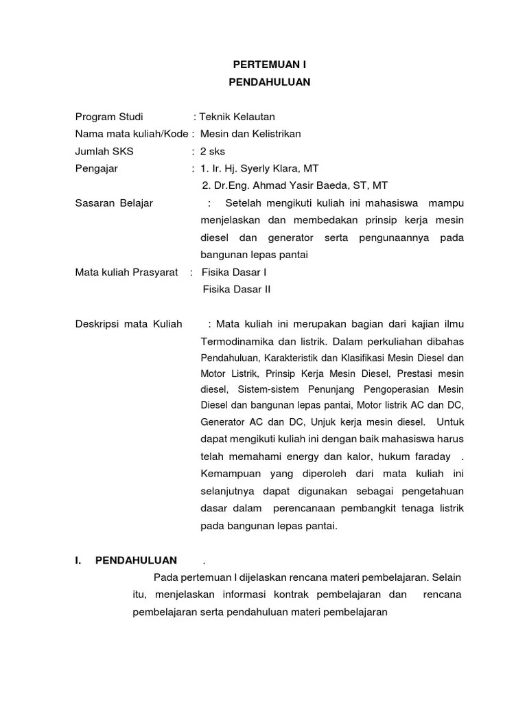 Materi Fisika Dasar 2 Teknik Mesin Seputar Mesin