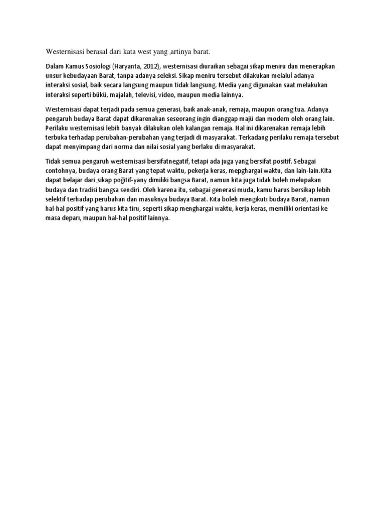 Westernisasi | PDF