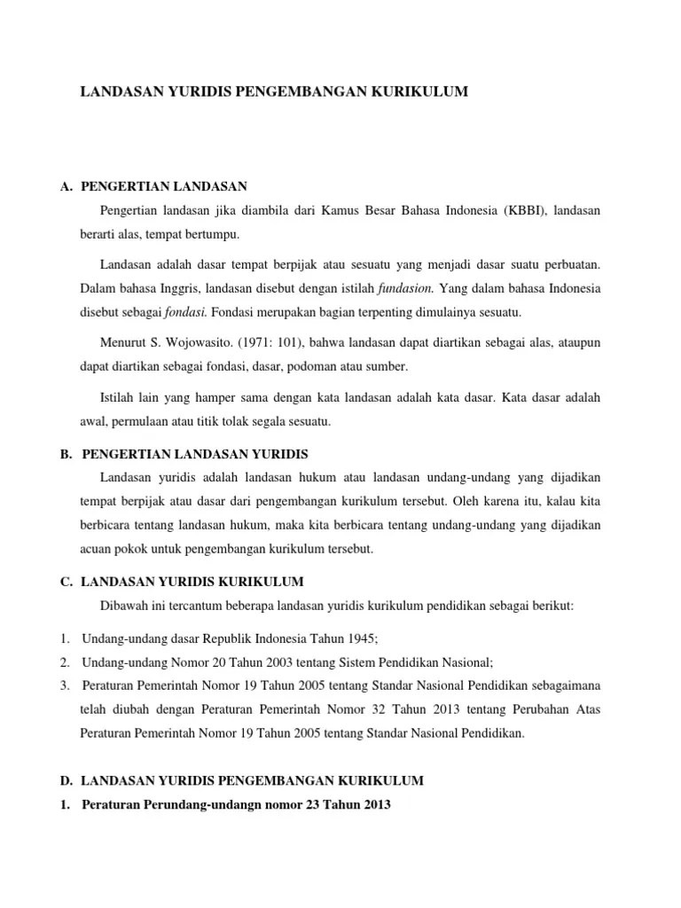 Tercepat Landasan Yuridis Pancasila Adalah