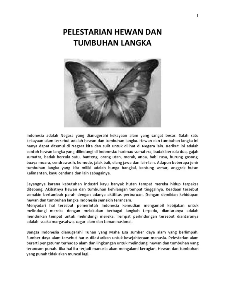 2 - 7 Pelestarian Hewan Dan Tumbuhan Langka | PDF