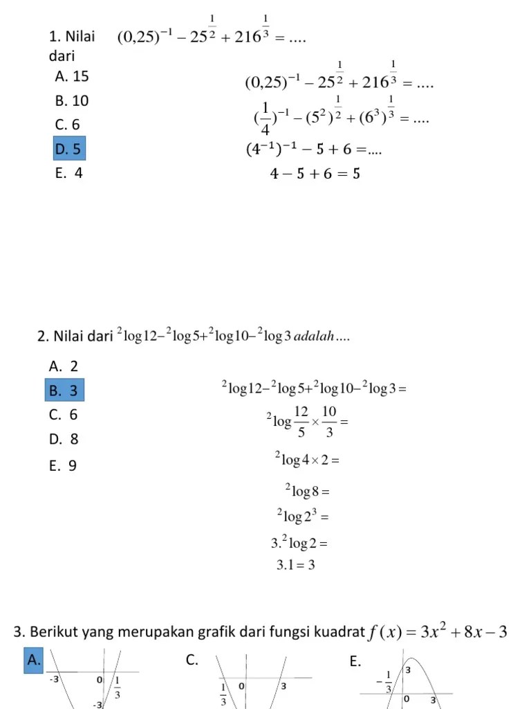Tryout Unbk Tambahan | PDF