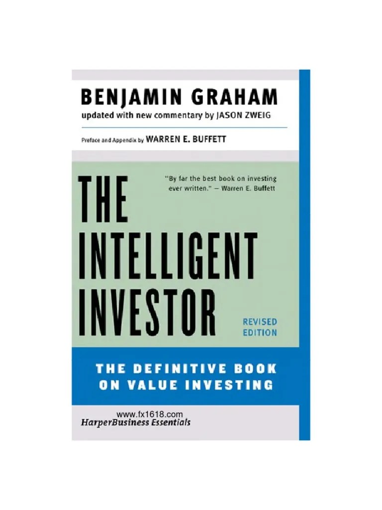 The Intelligent Investor BENJAMIN GRAHAM PDF