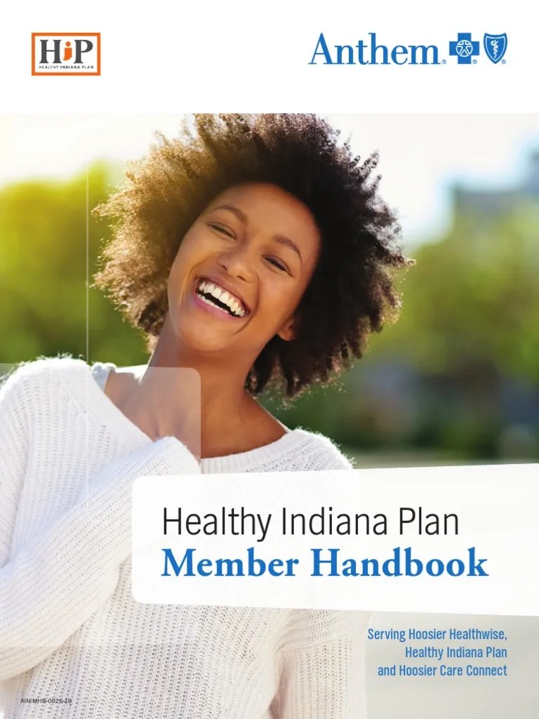 Healthy Indiana Plan Member Handbook PDF Emergency Department