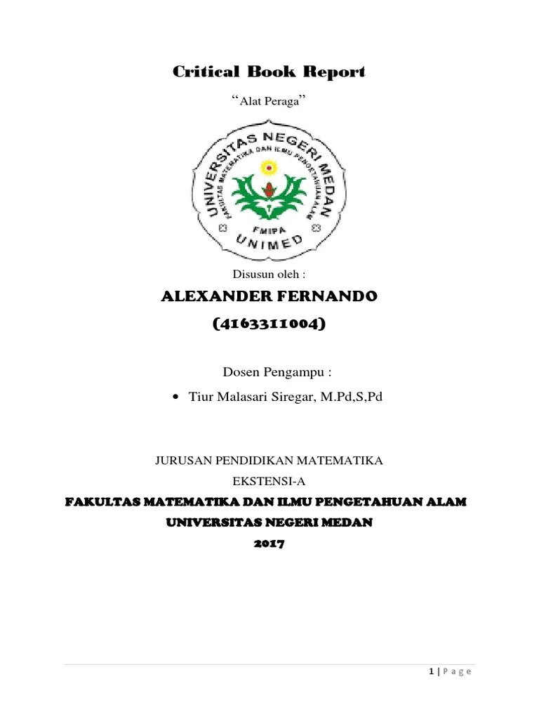 Critical Book Repot Alexander Fernando | PDF