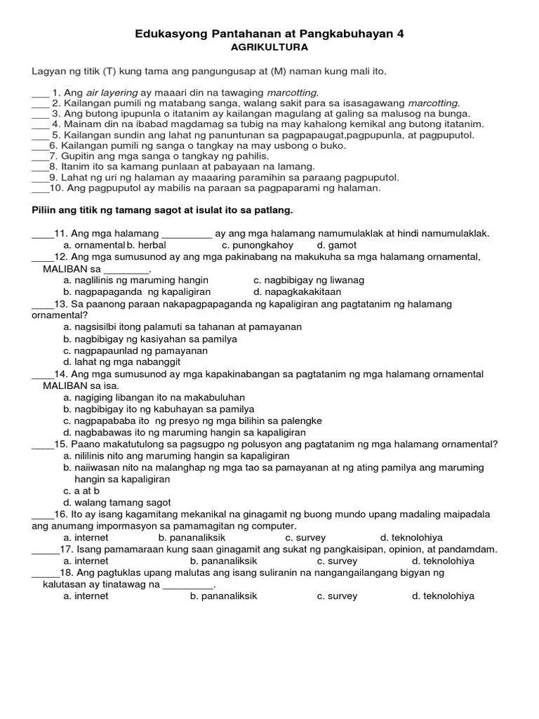 Teacher Made Test | PDF