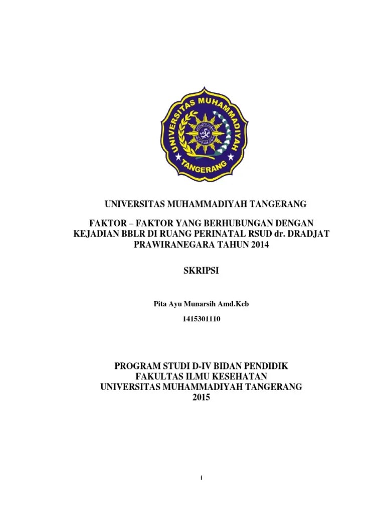 Halaman Sampul Skripsi P | Pdf