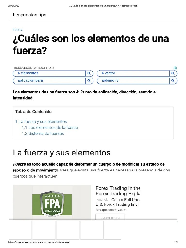 ¿Cuáles Son Los Elementos de Una Fuerza_ » Respuestas.tips