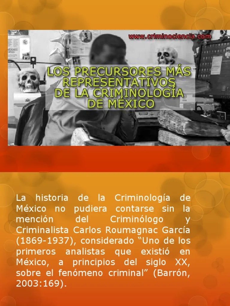 Ensayo Del Libro El Criminologo De Jose Ramon Garmabella Libros Populares