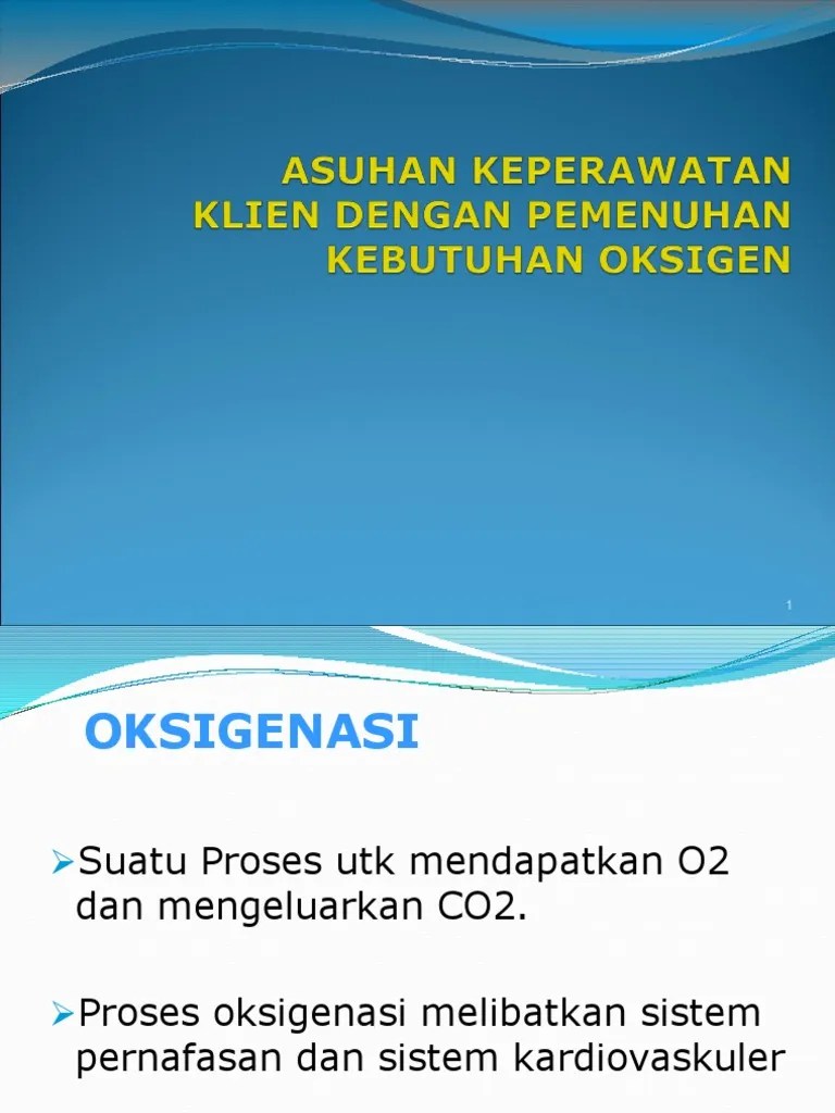 askep oksigenasi