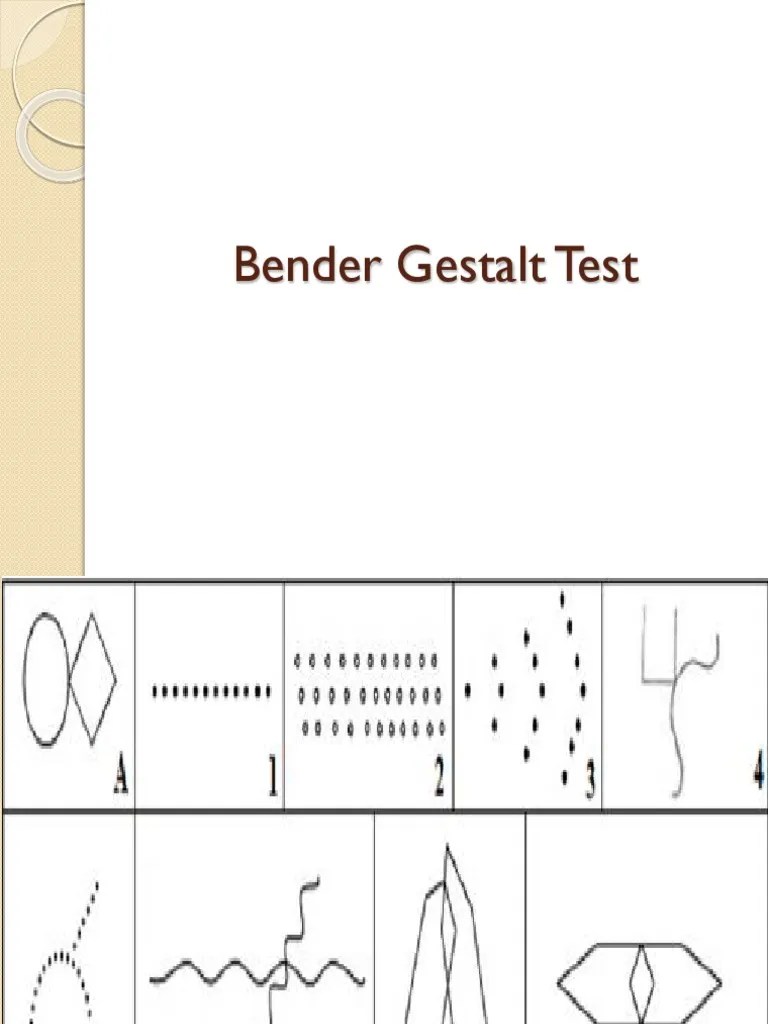 Bender Gestalt Test PDF Applied Psychology Neuropsychology