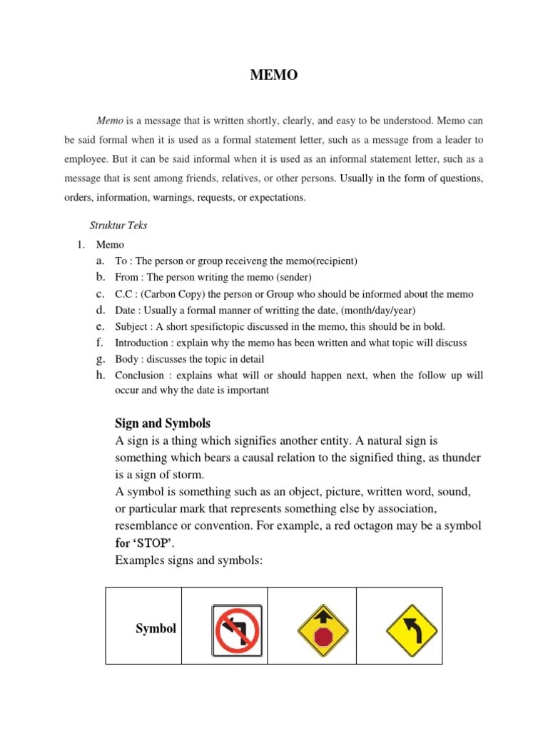 Pelajaran Bahasa Inggris Memo