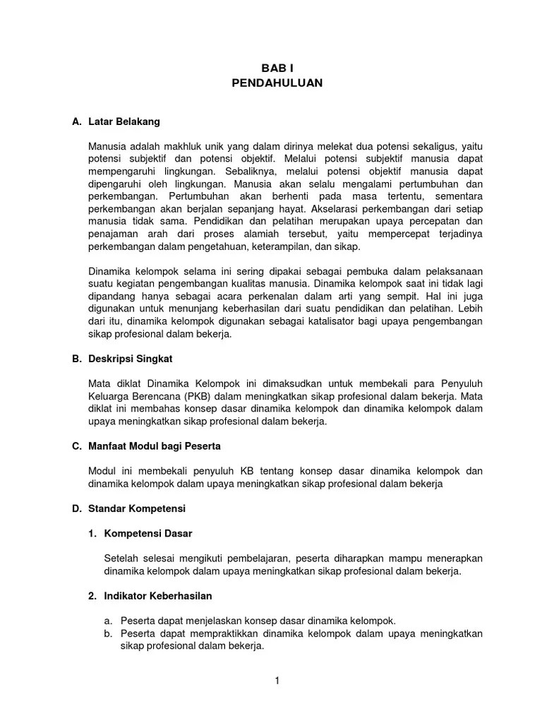 Dinamika Kelompok | PDF