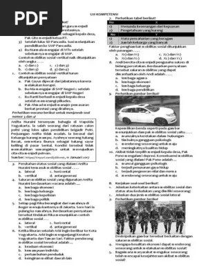 Contoh Mobilitas Sosial Vertikal Turun Ditunjukkan Oleh Pernyataan –  Berbagai Contoh