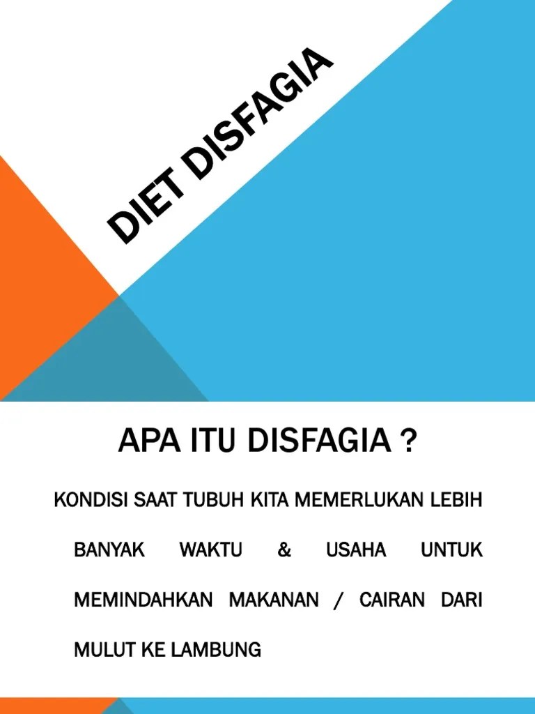Diet Disfagia | PDF
