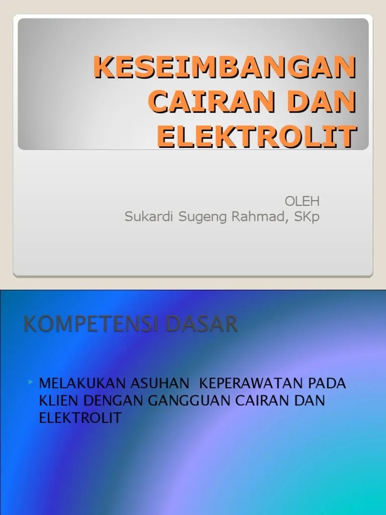 keseimbangancairandanelektrolit.ppt