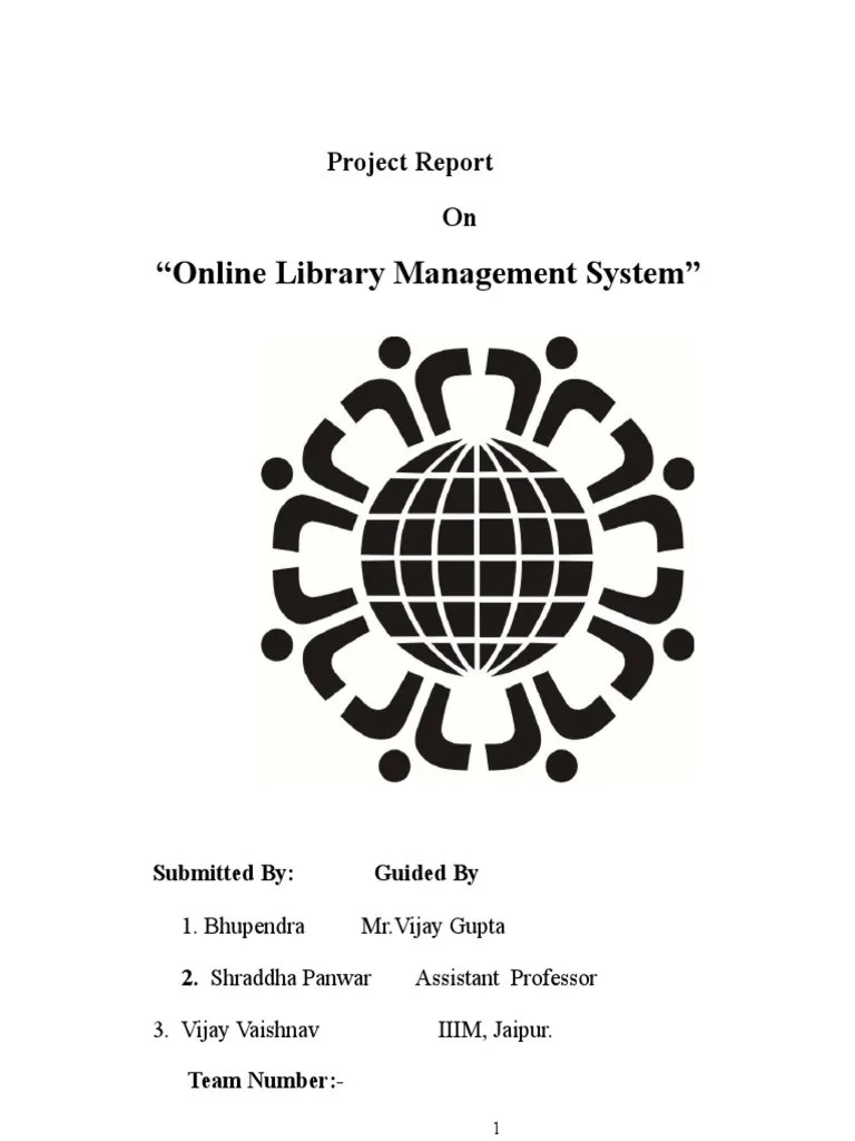 Online Library Management System PDF Databases Digital Technology
