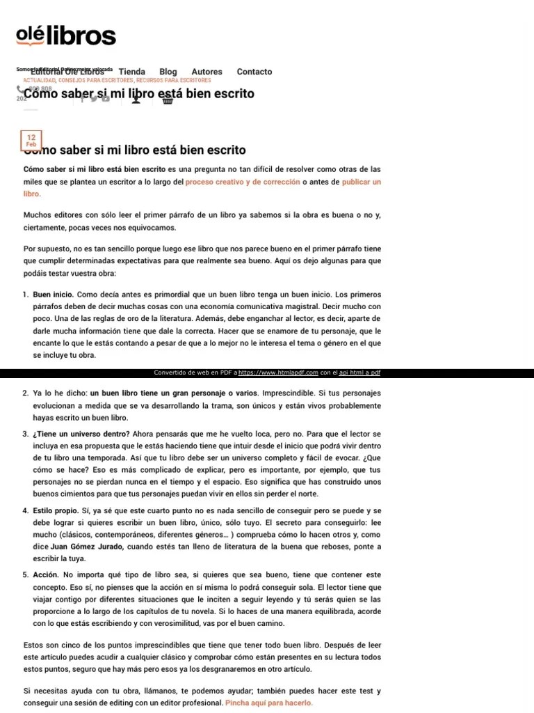 EjemplosDesinopsis Libros HTML