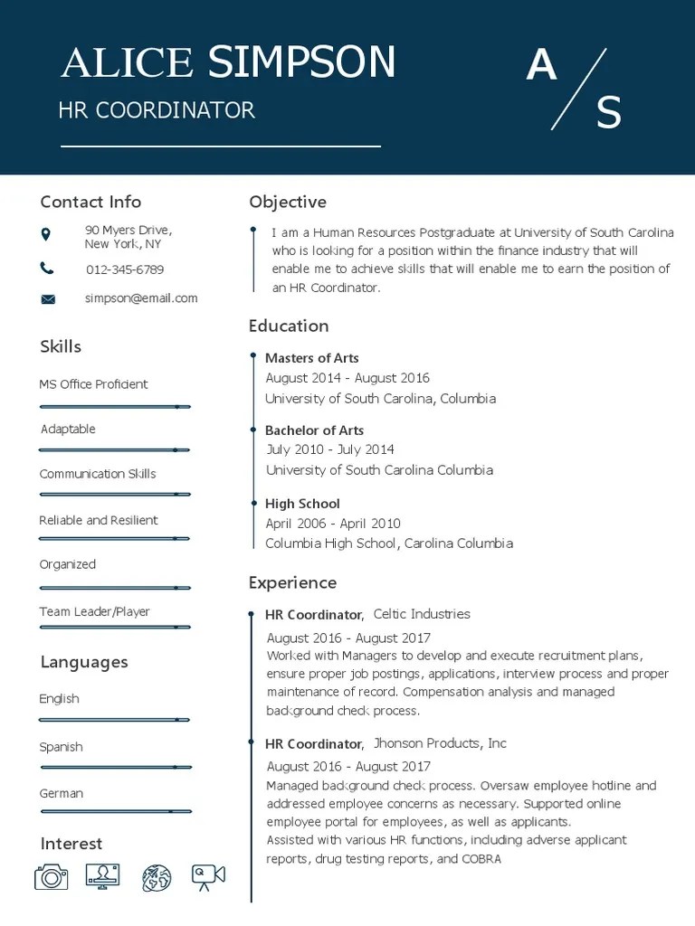 HR Resume Template.docx