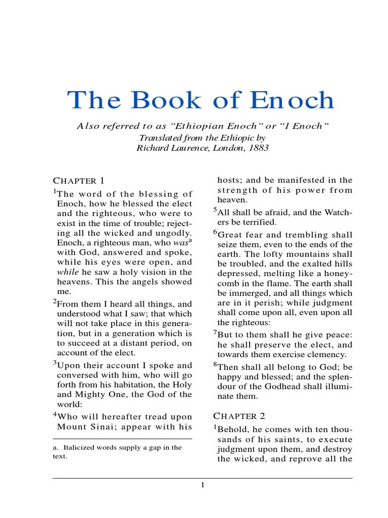 TheBookofEnochtheEthiopianEnoch.pdf Book Of Enoch Watcher (Angel)
