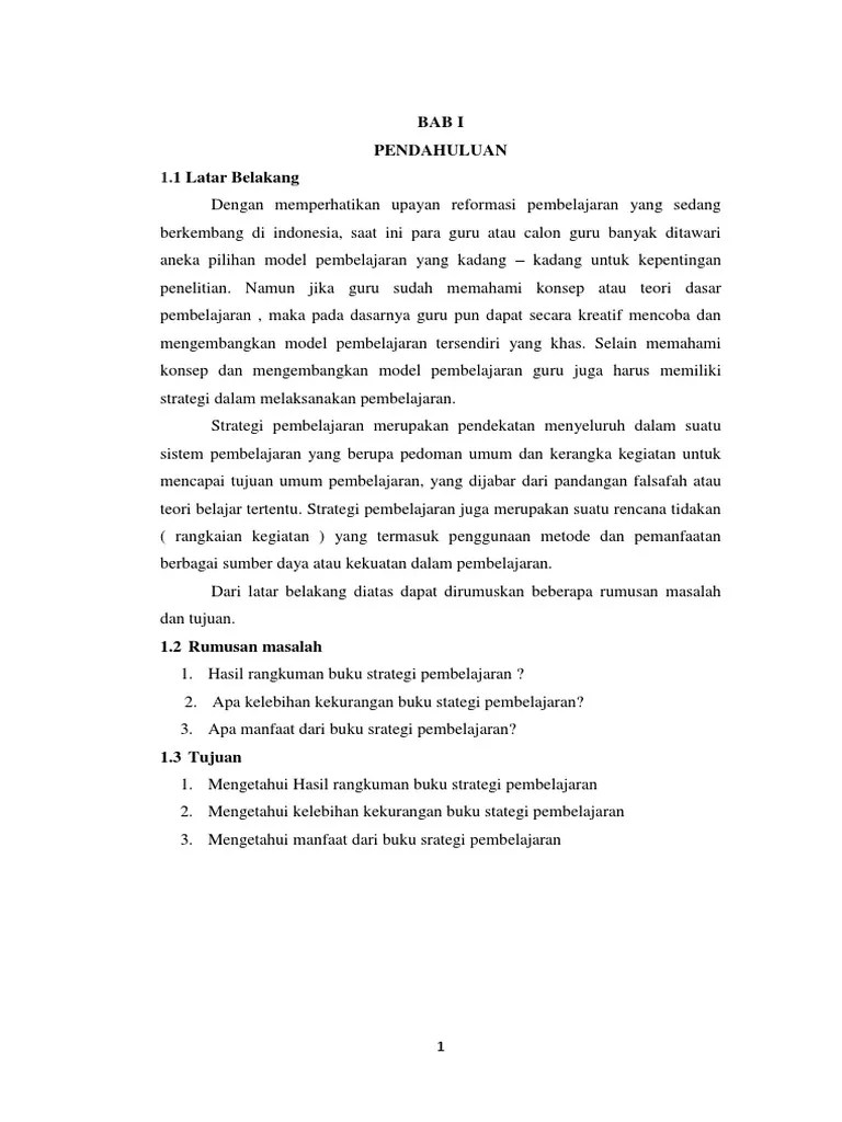 Buku Strategi Pembelajaran Abdul Majid Pdf Cara Mengajarku