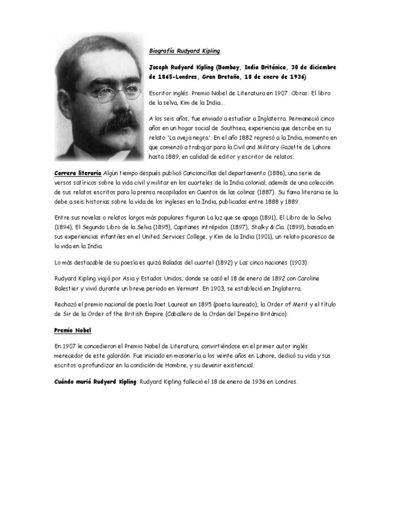 Biografía Rudyard Kipling.docx Rudyard Kipling