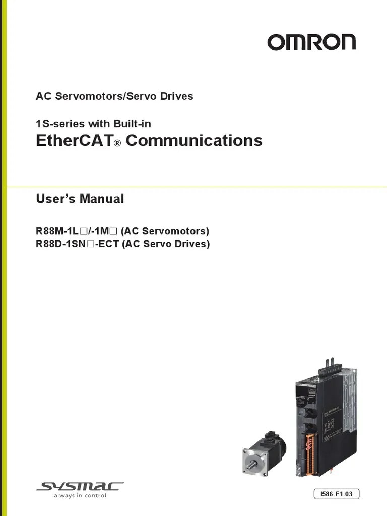 I586 1s Series Users Manual en PDF | PDF | Servomechanism | Electrical