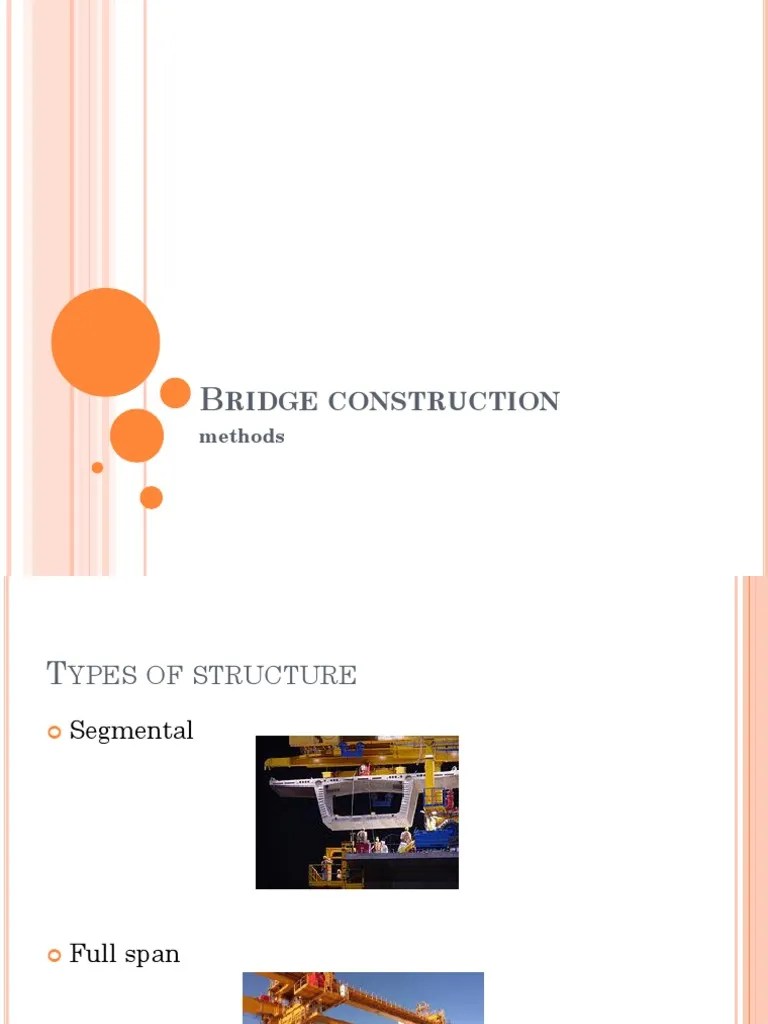 Bridge Construction Method PDF Precast Concrete Crane (Machine)