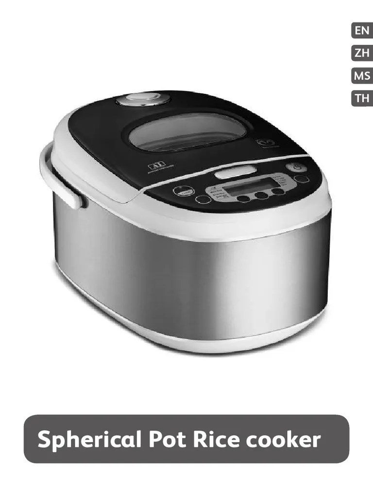 Tefal Rice Cooker Fuzzy Logic 1.8L Spherical Advanced RK8105 PDF PDF Rice Home Appliance