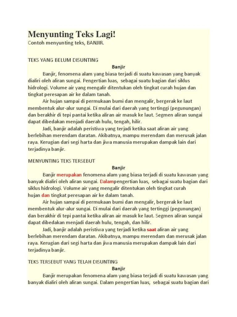 Tugas Menyunting | PDF