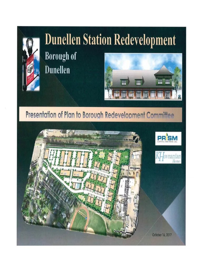 Dunellen Station Redevelopment Plan PDF