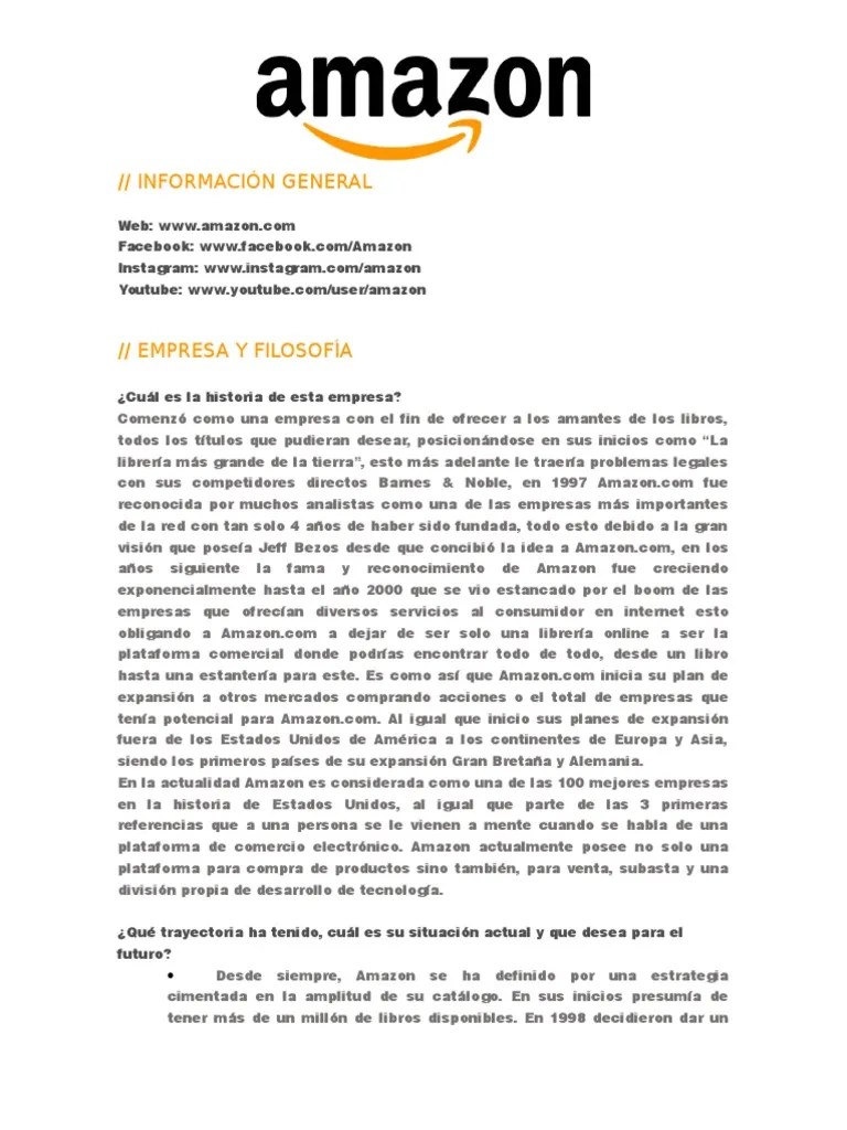 Brief Amazon PDF Business