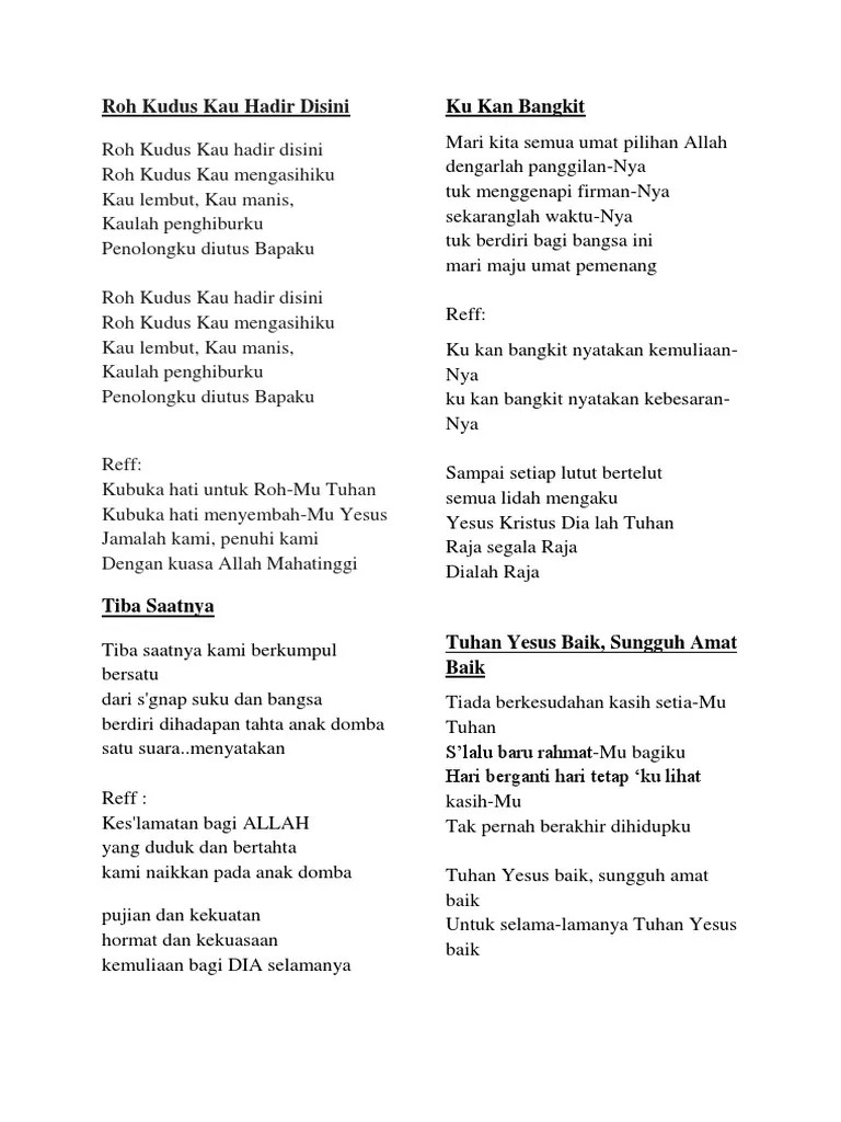 Lagu Malam Puji-Pujian | PDF