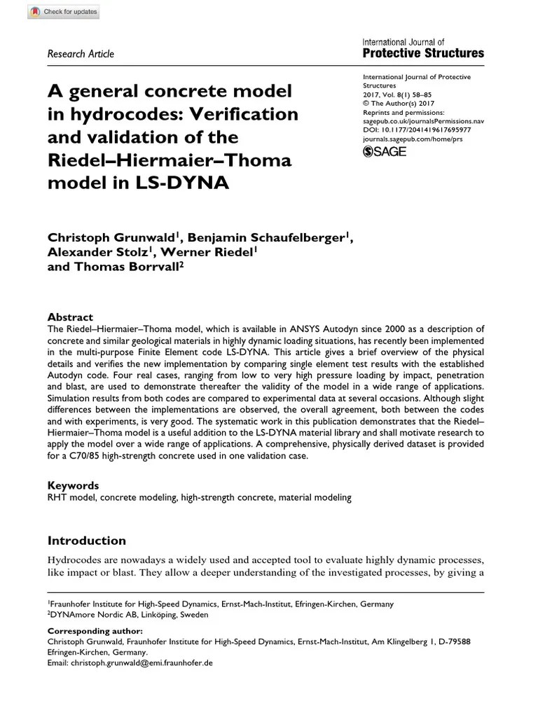 LS Dyna Crack | PDF | Plasticity (Physics) | Stress (Mechanics)