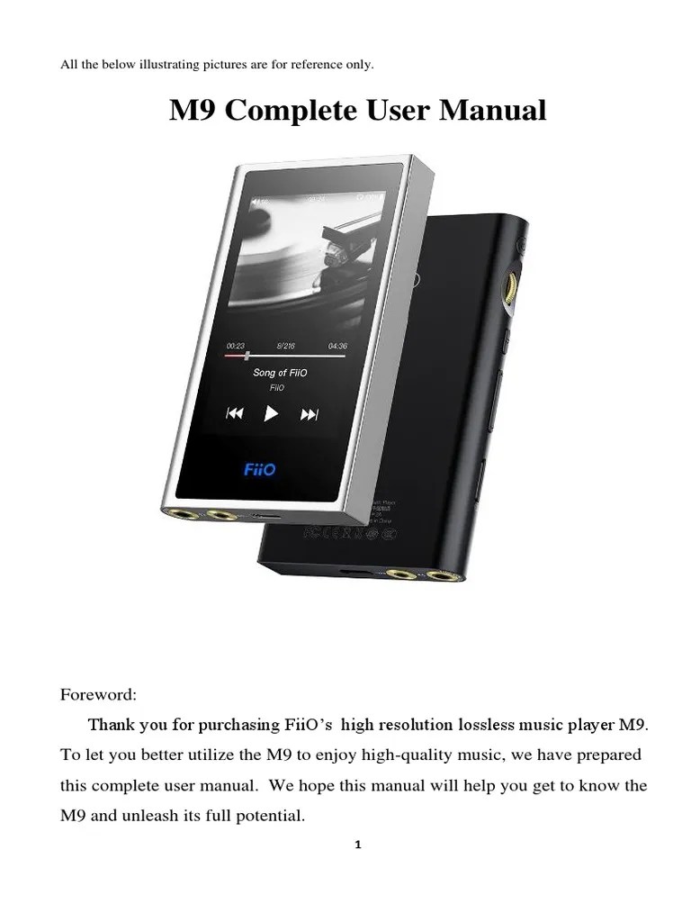 M9 Complete User Manual-En | PDF | Bluetooth | Equalization (Audio)