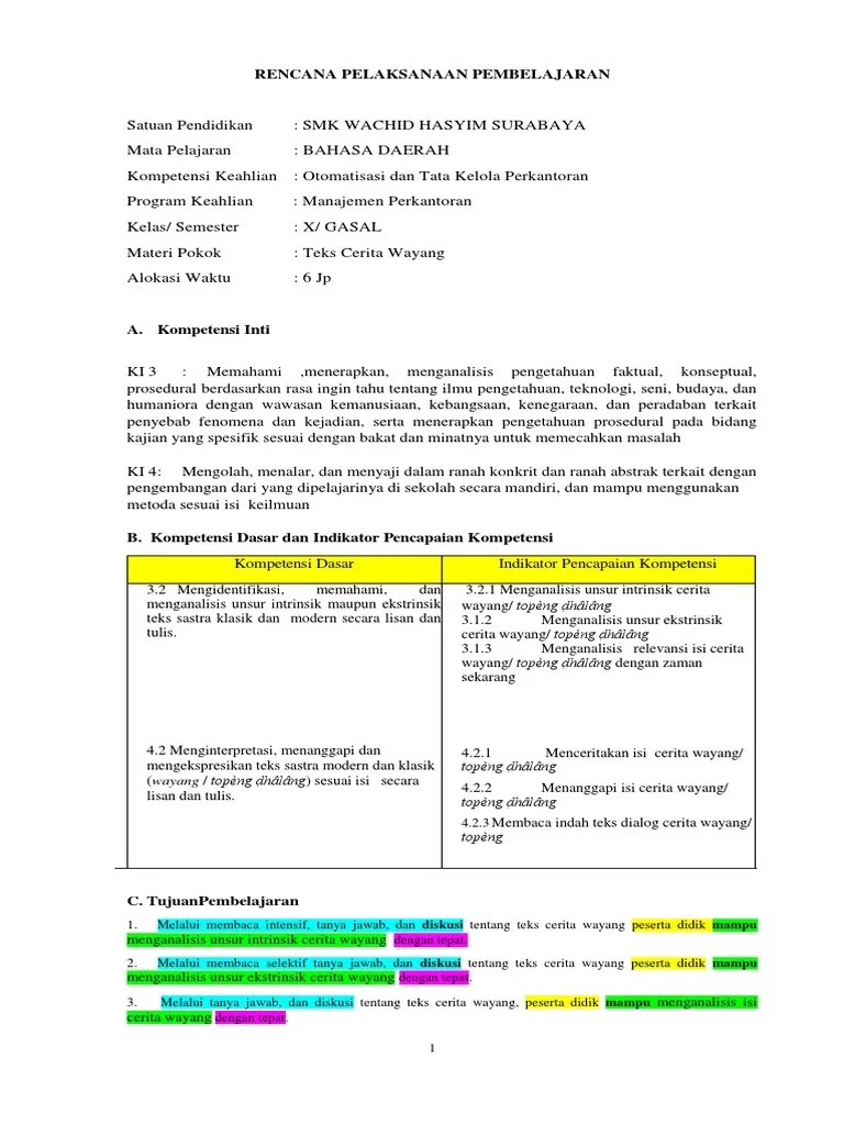 RPP KLS X KD 3.2 | PDF