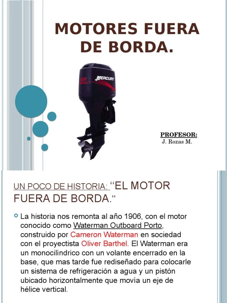 Manual - Motores Fuera de Borda PDF | PDF | Motor de combustión interna