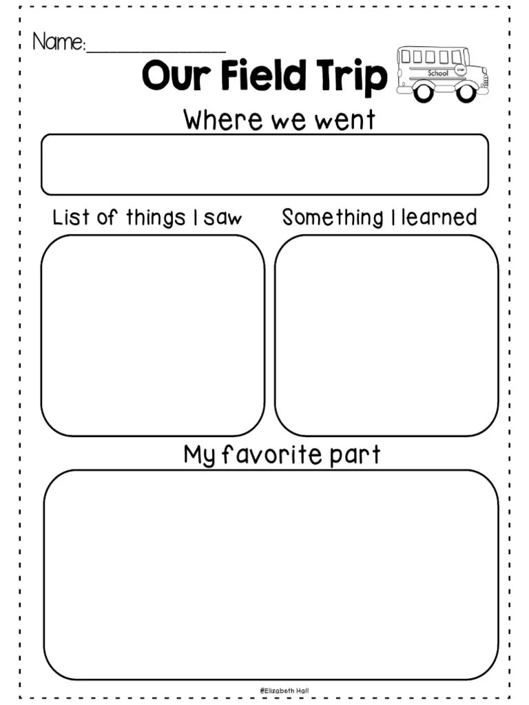Fieldtrip Reflection Freebie PDF
