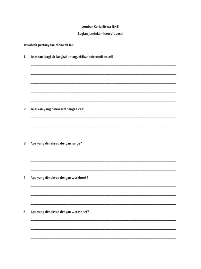 Apa Yang Dimaksud Dengan Workbook Dan Worksheet Githek Blog's