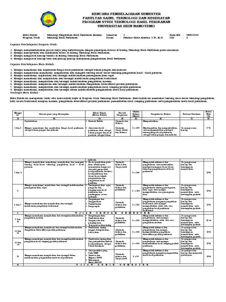 Teknologi Pengolahan Hasil Perikanan Modern | PDF