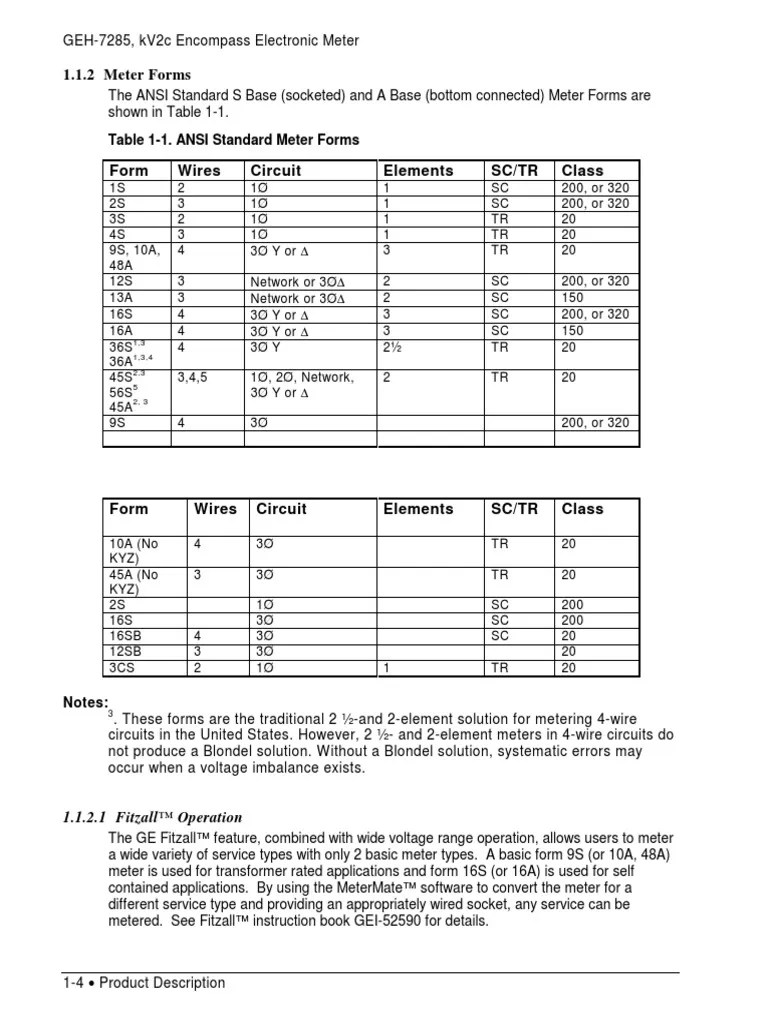 Ge KV2C Forms PDF Electrical Engineering Electronics