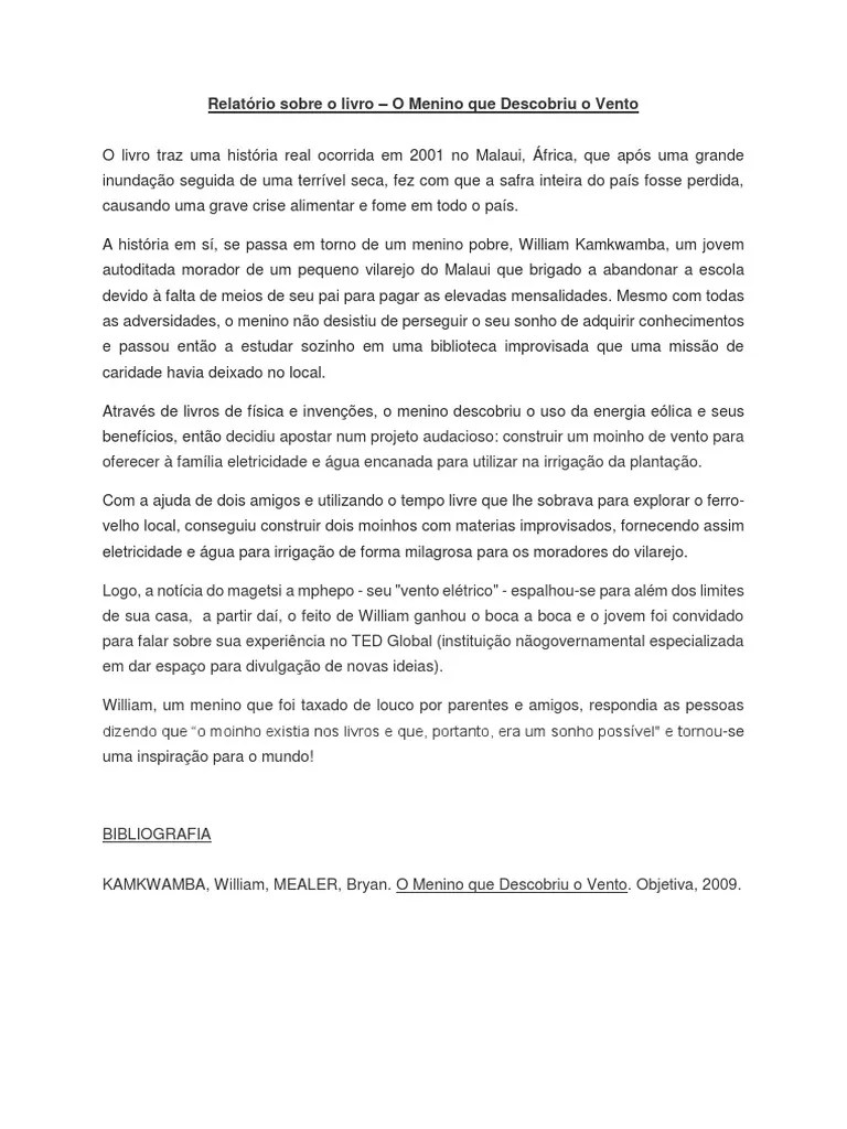 O Menino Que Descobriu o Vento PDF