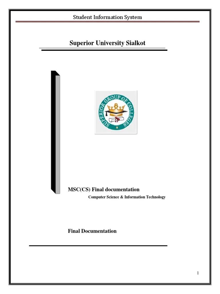 Student Information System A Based Application to Manage Student