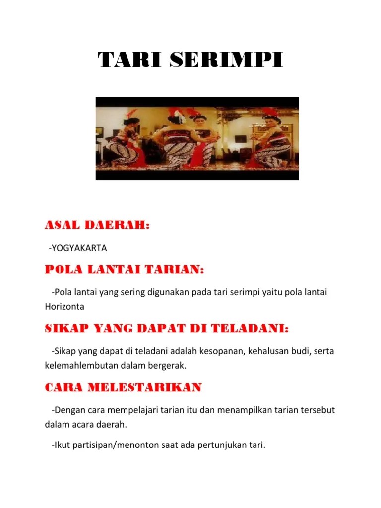 Tari Serimpi | PDF