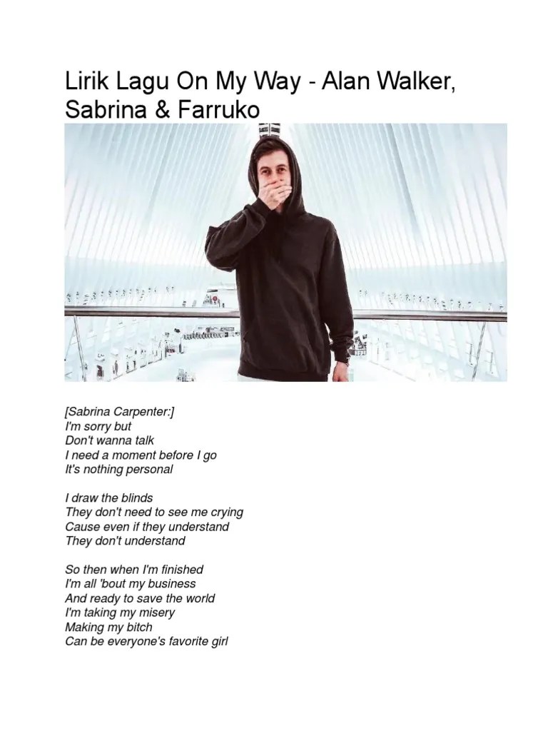 Lirik Lagu On My Way | PDF