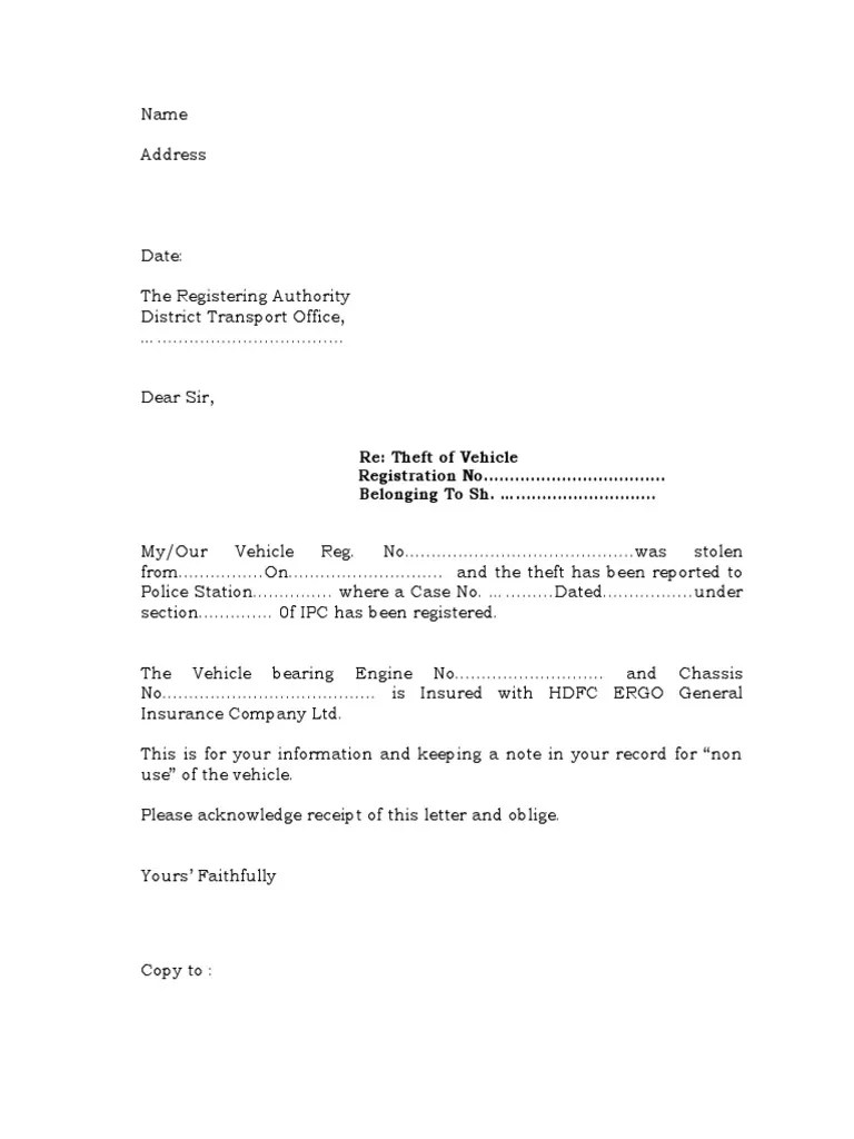 218425367FormatLettertoRTOforvehicletheft.doc